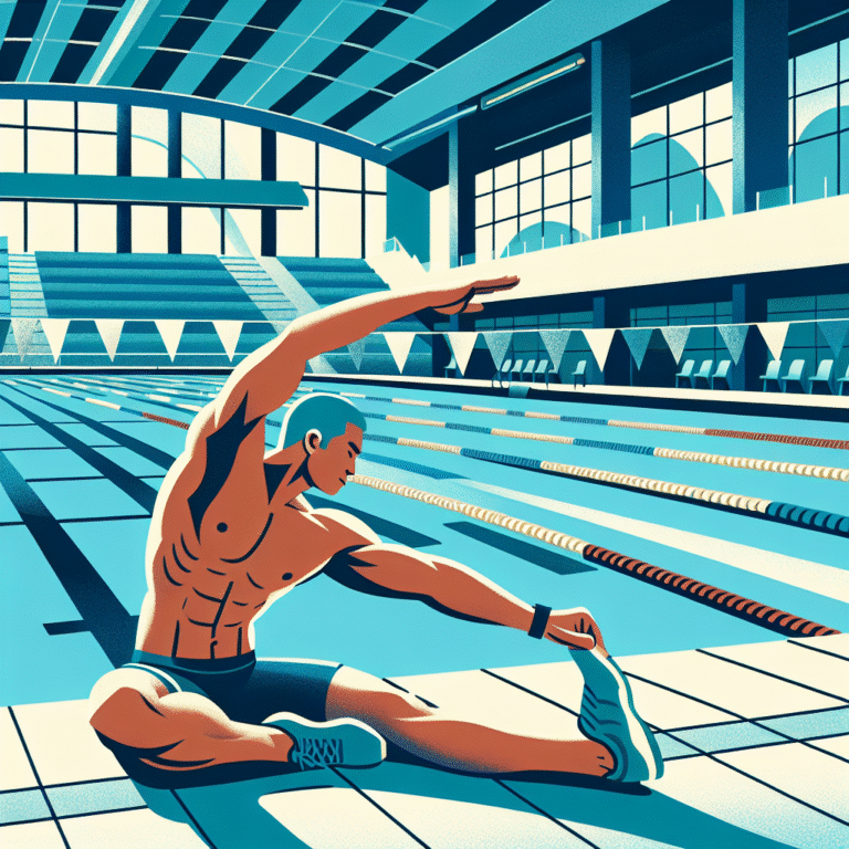 alongamento antes de nadar iniciantes