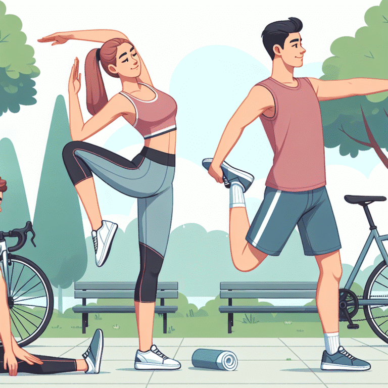 alongamento para iniciantes antes de pedalar