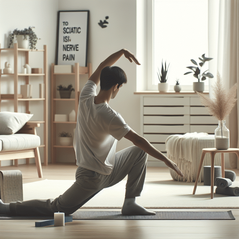 alongamento iniciante para dor no ciático