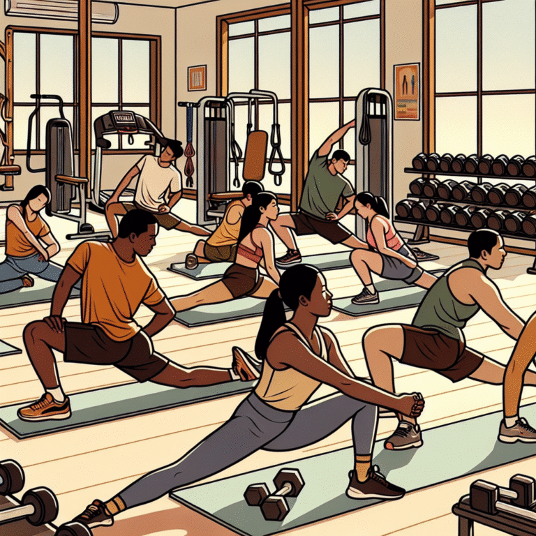 alongamento para iniciantes antes de treinar na academia