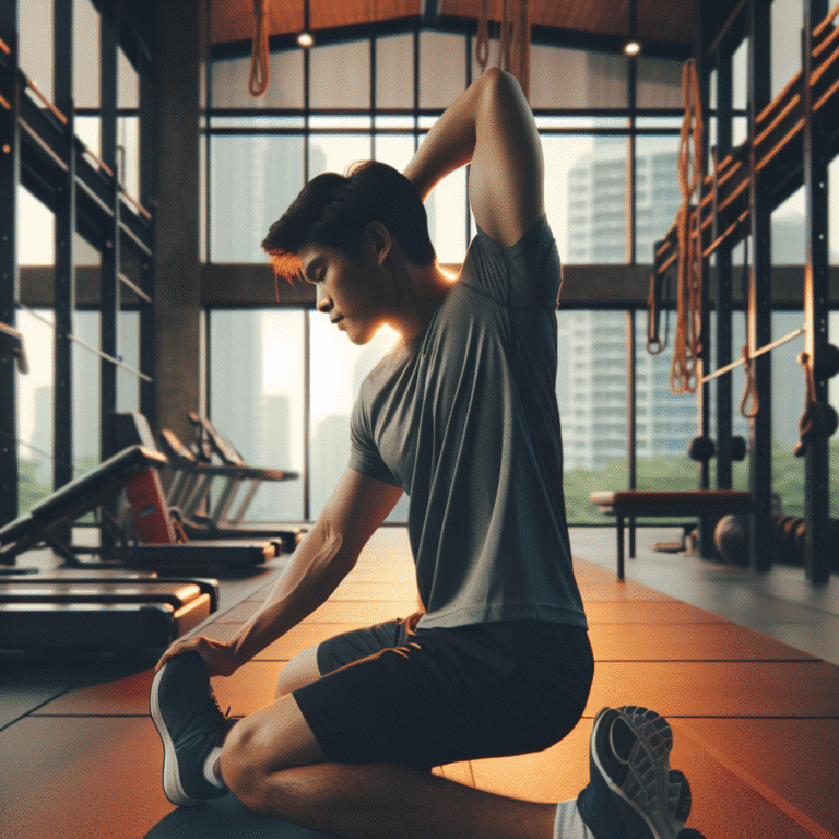 alongamento para dor muscular após treino para iniciantes