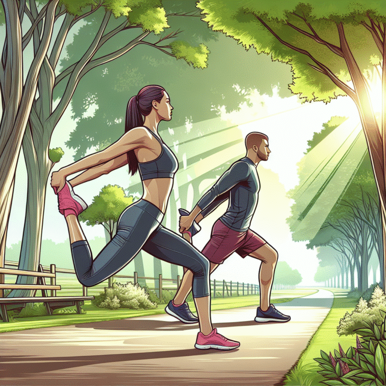 alongamento para iniciantes antes da caminhada