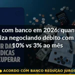 acordo com banco redução juros — Guia completo 2026