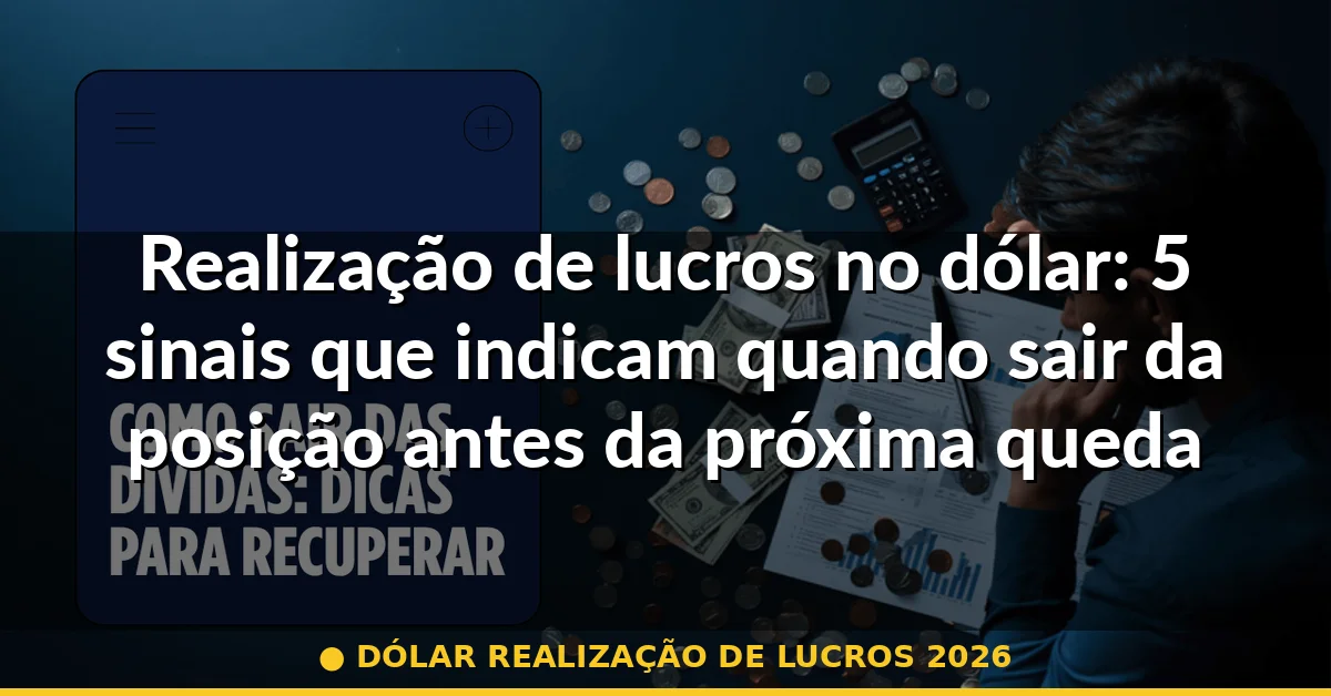 dólar realização de lucros 2026 — Guia completo 2026