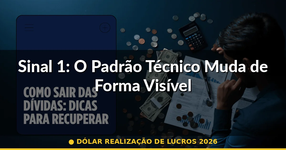 Sinal 1: O Padrão Técnico Muda de Forma Visível — dólar realização de lucros 2026