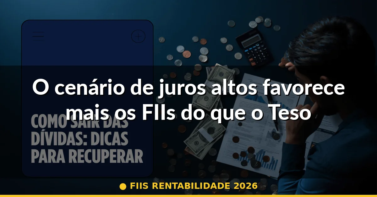 O cenário de juros altos favorece mais os FIIs do que o Tesouro — fiis rentabilidade 2026