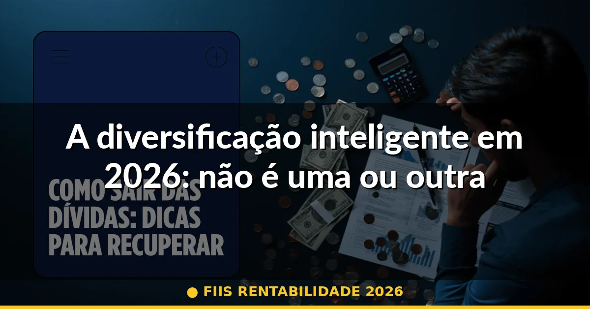 A diversificação inteligente em 2026: não é uma ou outra — fiis rentabilidade 2026