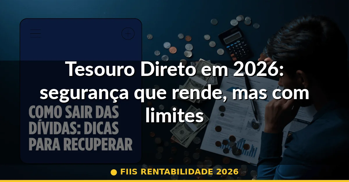 Tesouro Direto em 2026: segurança que rende, mas com limites — fiis rentabilidade 2026