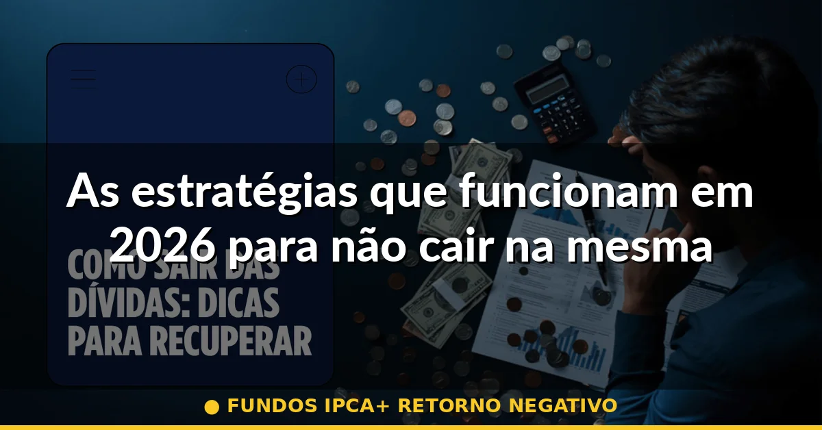 As estratégias que funcionam em 2026 para não cair na mesma armadilha — fundos ipca+ retorno negativo