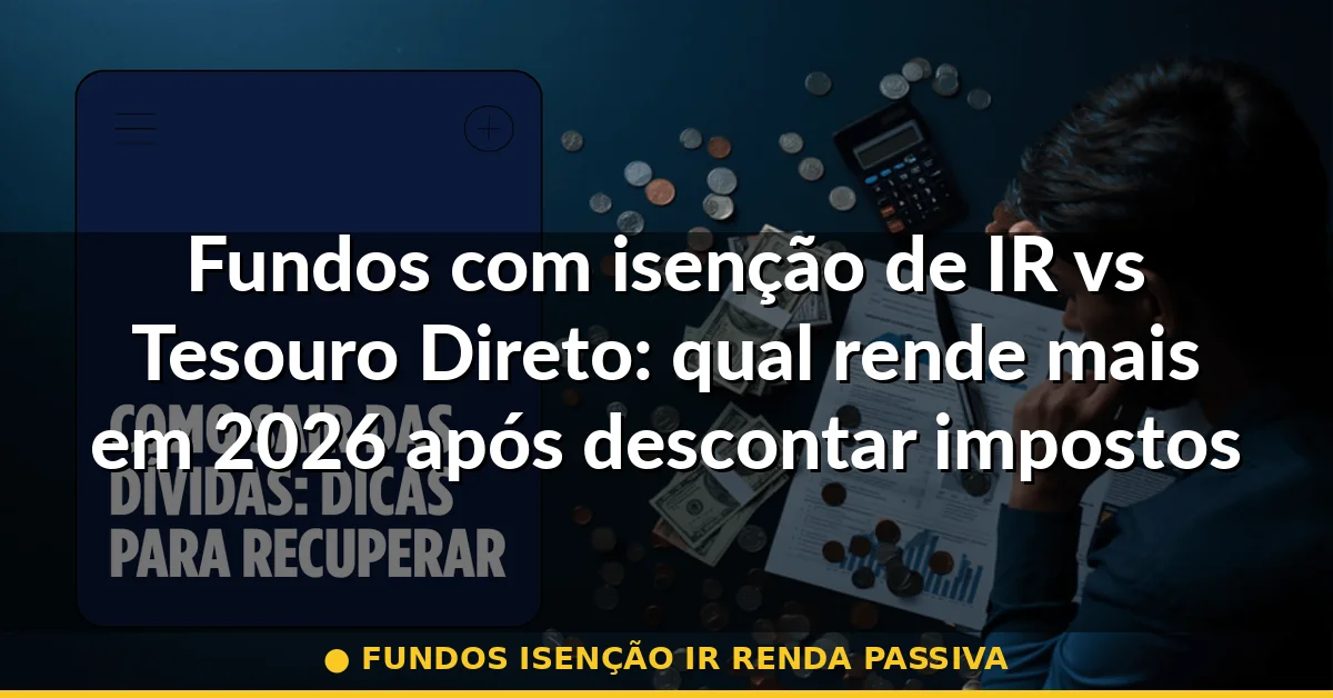 fundos isenção ir renda passiva — Guia completo 2026