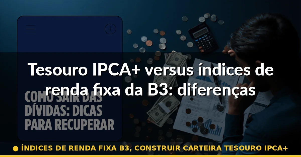 Tesouro IPCA+ versus índices de renda fixa da B3: diferenças práticas — índices de renda fixa b3, construir carteira tesouro ipca+
