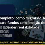migração tesouro direto fundos isenção ir — Guia completo 2026