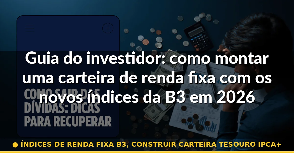 índices de renda fixa b3, construir carteira tesouro ipca+ — Guia completo 2026
