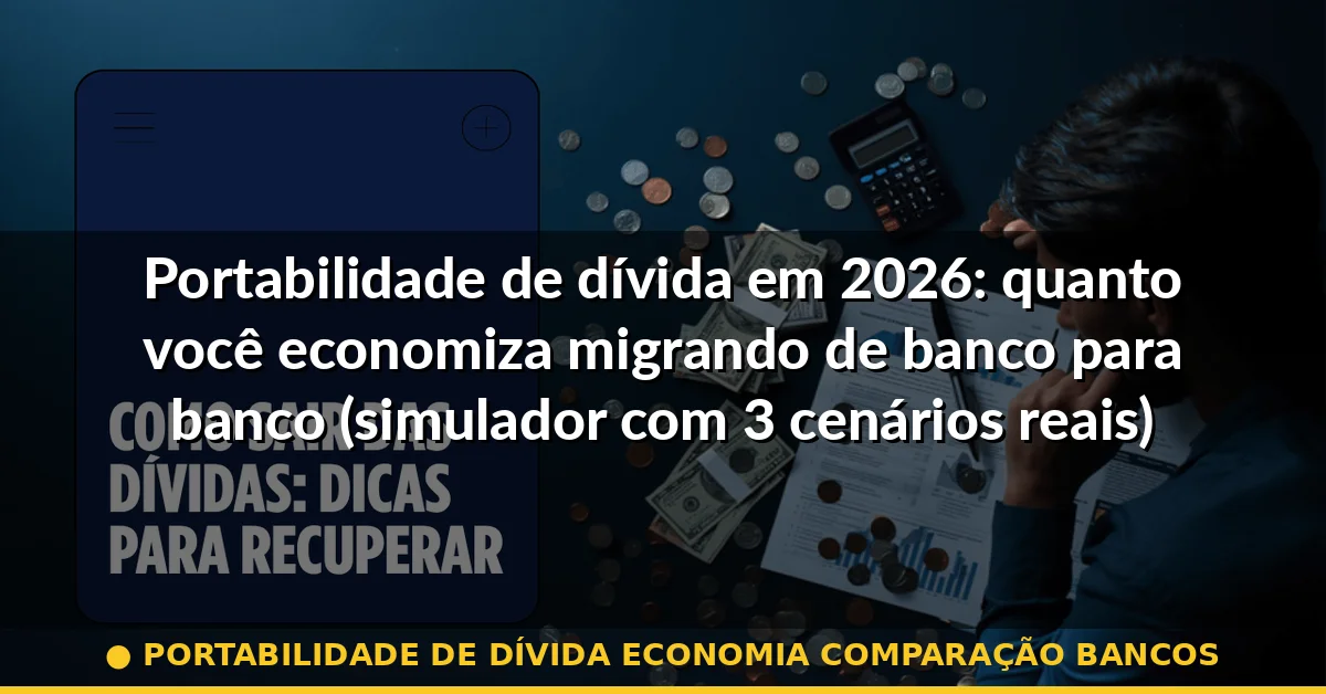 portabilidade de dívida economia comparação bancos — Guia completo 2026
