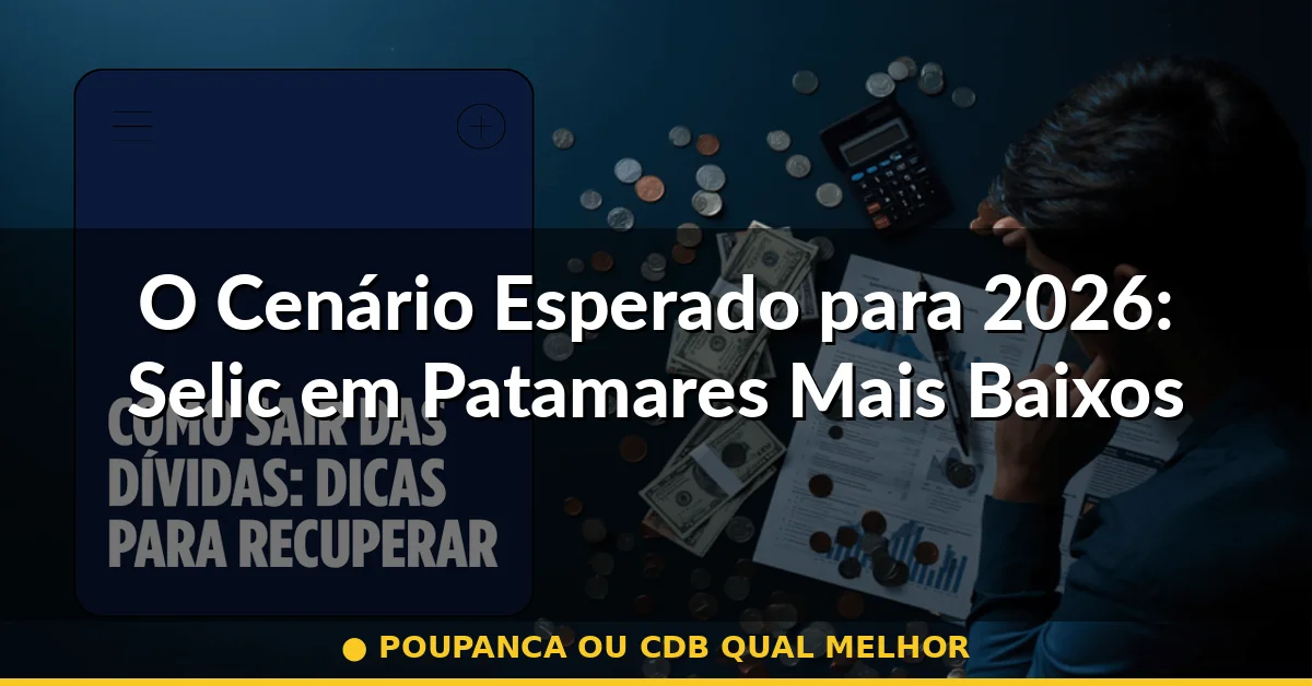O Cenário Esperado para 2026: Selic em Patamares Mais Baixos — poupanca ou cdb qual melhor