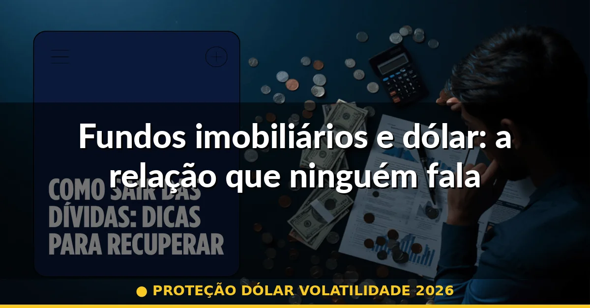Fundos imobiliários e dólar: a relação que ninguém fala — proteção dólar volatilidade 2026
