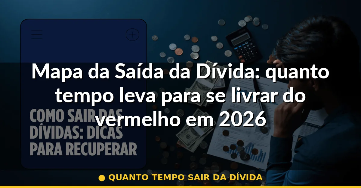 quanto tempo sair da dívida — Guia completo 2026