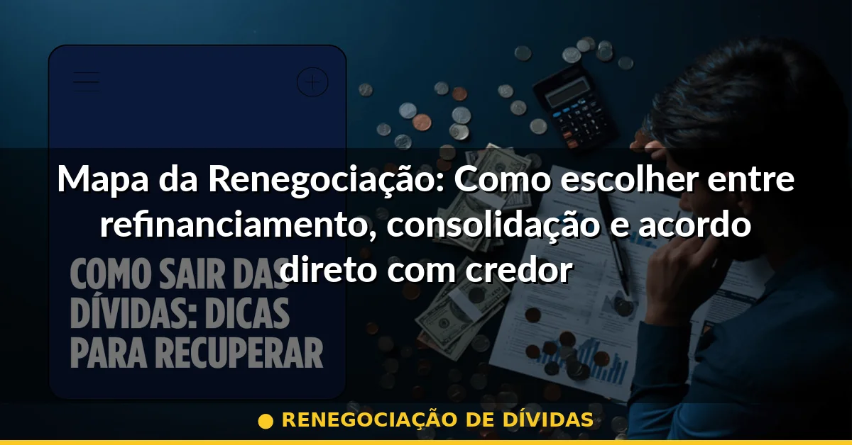 renegociação de dívidas — Guia completo 2026