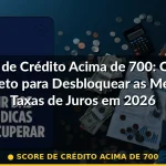 score de crédito acima de 700 — Guia completo 2026