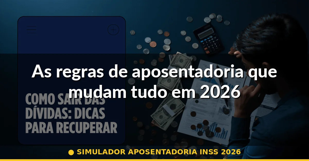 As regras de aposentadoria que mudam tudo em 2026 — simulador aposentadoria inss 2026