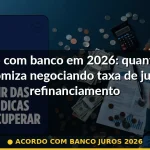 acordo com banco juros 2026 — Guia completo 2026