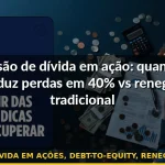 conversão de dívida em ações, debt-to-equity, renegociação de dívida — Guia completo 2026
