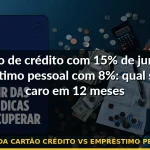 dívida cartão crédito vs empréstimo pessoal — Guia completo 2026