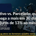 juros do rotativo quanto custa — Guia completo 2026