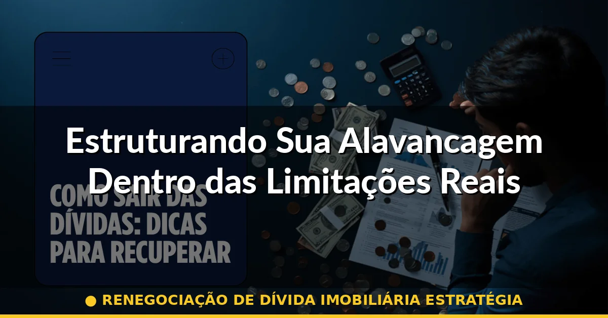Estruturando Sua Alavancagem Dentro das Limitações Reais — renegociação de dívida imobiliária estratégia