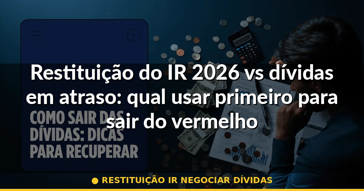 restituição ir negociar dívidas — Guia completo 2026