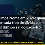 serasa limpa nome preço tempo — Guia completo 2026