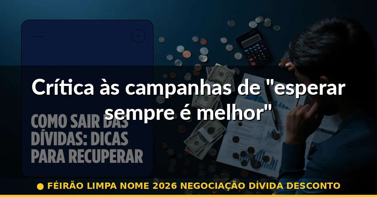 Crítica às campanhas de 
