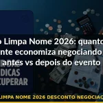 feirão limpa nome 2026 desconto negociação dívida — Guia completo 2026