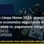 feirão limpa nome 2026 negociação desconto dívida — Guia completo 2026