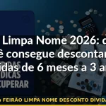 feirão limpa nome desconto dívida — Guia completo 2026