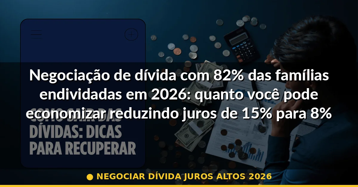 negociar dívida juros altos 2026 — Guia completo 2026