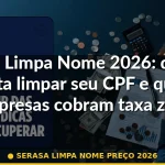 serasa limpa nome preço 2026 — Guia completo 2026