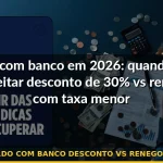 acordo com banco desconto vs renegociação — Guia completo 2026
