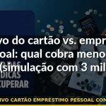 juros rotativo cartão empréstimo pessoal comparação 2026 — Guia completo 2026
