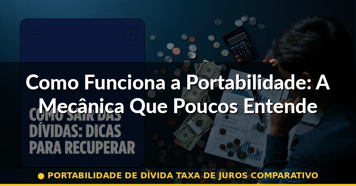 Como Funciona a Portabilidade: A Mecânica Que Poucos Entendem — portabilidade de dívida taxa de juros comparativo
