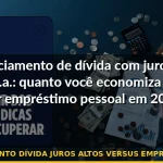refinanciamento dívida juros altos versus empréstimo pessoal — Guia completo 2026