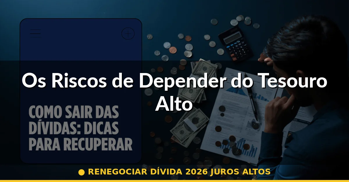 Os Riscos de Depender do Tesouro Alto — renegociar dívida 2026 juros altos
