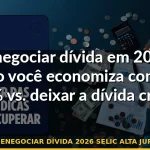 renegociar dívida 2026 selic alta juros — Guia completo 2026