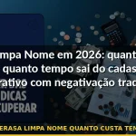 serasa limpa nome quanto custa tempo — Guia completo 2026